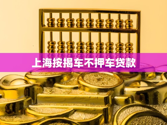上海按揭车不押车贷款