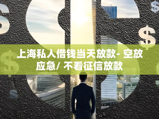 上海私人借钱当天放款- 空放应急/ 不看征信放款